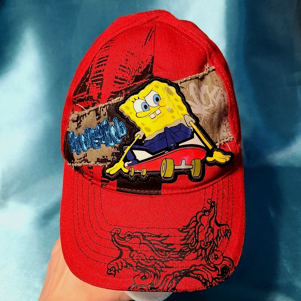 Nickelodeon SpongeBob SquarePants Skateboard Baseball Hat Cap